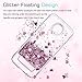 LeYi for Moto Z2 Force Glitter Case (NOT FIT Moto Z Force) with HD Screen Protector for Girls Women, Shiny Bling Liquid Clear TPU Protective Phone Case for Motorola Moto Z2 Force Rose Gold