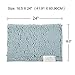FRESHMINT Chenille Bathroom Rugs Mat 24