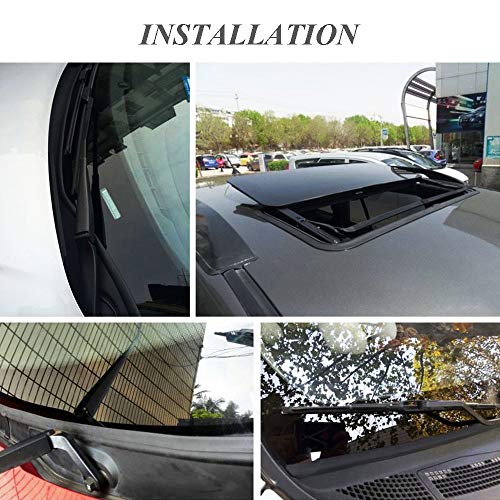 Lannmart 5 Meter Car Window Sealant Rubber Sunroof Triangular Waterproof Sealed Strips Seal Trim for Auto Vehicle Front Rear Windshield