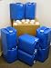 5 Gallon Samson Stackers, Blue, 8 Pack (40 Gallons), Emergency Water Storage Kit - New! - Boxed! Includes 1 Spigot and Cap Wrench