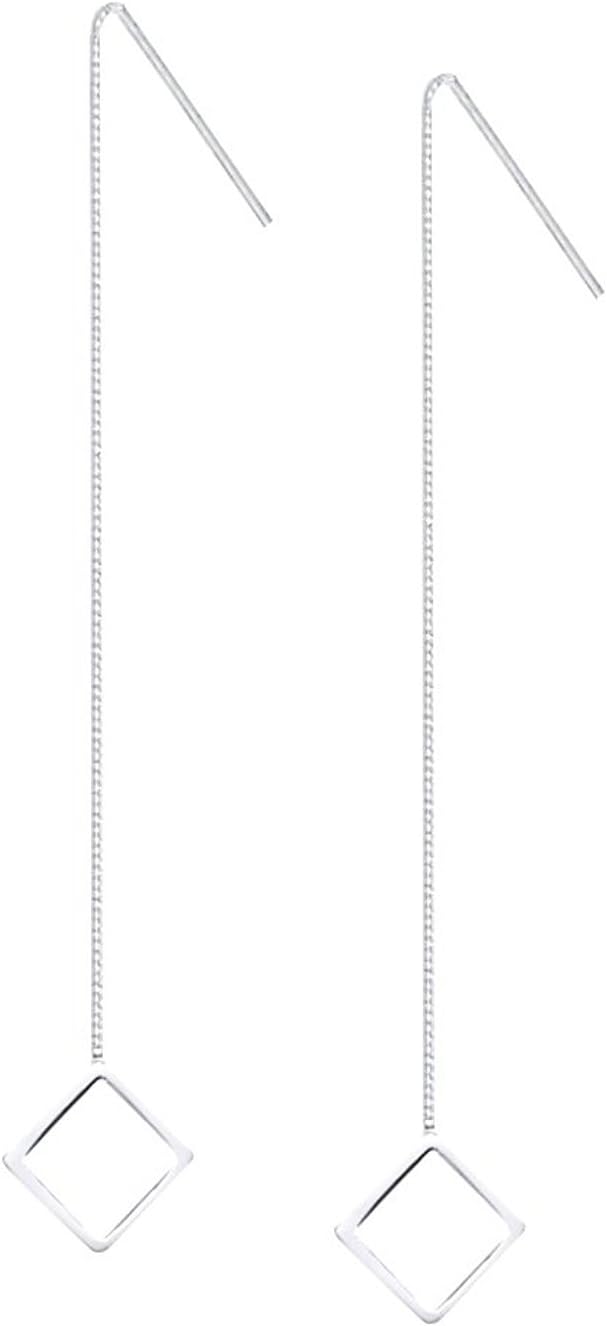 MTinHD Square Earrings Drop Dangle Earrings for Women Girls