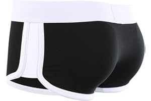 BRODDLE Mens Package and Butt Padded Underwear Enhancing Trunks
