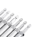 GORCHEN Center Drill Bit Set Self Centering Hinge Hole Drilling Tool Kit Woodworking Hinge Drilling Assortment 5 Sizes 7 Pcs