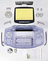 Game Boy Advance [GBA] Replacement Case/Shell/Housing [Glacier Clear Purple] [Mortoff Games]