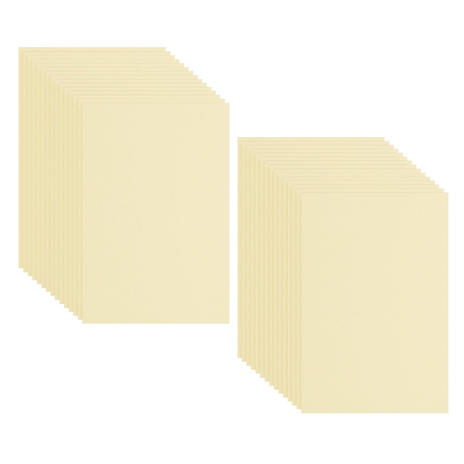 PATIKIL 30 Pack EVA Foam Sheets, 12" x 8" 2mm Thick Foam Sheets Crafts Foam Paper for Craft Classroom Bulletin Board Decor Scrapbooking DIY Cosplay Costume, Light Yellow