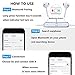 Bluetooth Headphones,REBUQI Sports Sweatproof Headset,Wireless Headphones V4.1 Stereo Earphones Noise Cancelling Earbuds with Mic for iPhone X 8 7 Plus Samsung Galaxy S7 S8 and Android Phones.(White)