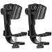 2 PCS Drum Adjustable Microphone Holder Drum Microphone Clips Drum Hoop Rim Mount Shock Mount Gear Studio