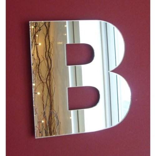 Super Cool Creations Upper Case Letter B Mirrors - 10cm