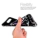 iPhone 7 Plus Case, iPhone 8 Plus Case, JIAXIUFEN Shiny Change Color Black Marble Design Black Bumper TPU Soft Rubber Silicone Cover Phone Case for Apple iPhone 7 Plus /iPhone 8 Plus