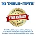 Table-Mate TV Tray Table | Portable Desk Folding Dinner Tray, Couch Table Trays for Eating Snack Food, Portable Laptop Desk, Bed Trays for Eating | Adjustable TV Trays with 3 Angles and Cup Holder