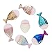 Mermaid Fish Makeup Brush Fishtail Bottom Brush Powder Blush Foundation Cosmetic Brushes Tool 1pcs (Scrub)