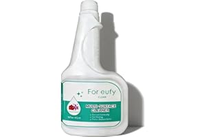 Plant-Based Cleaning Solution for Robot Vacuums, 473ml, Pet-Safe Formula, Compatible with Eufy X10 Pro, X9, X8, Omni, C20, L,