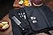 EVERPRIDE Chef Knife Roll Bag Holds 12 Knives – Contains 2 Large Zippered Pockets for Meat Cleavers and Cooking Tools – Durable Knife Case for Chefs and Culinary Students – Includes 2 Knife Guards