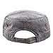 The Hat Depot 200h5149 Washed Cotton Cadet Cap (Grey)