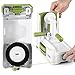 5-Blade Spiralizer - ALISKID Vegetable Spiralizer Slicer Shredder Veggie Grater Cutter with Powerful Suction Base