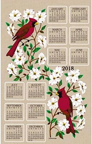 2018 Dogwood &amp; Cardinal Towel Calendar