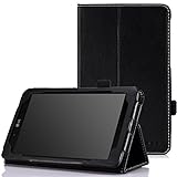 MoKo LG G Pad 7.0 Case - Slim Folding Stand Cover Case with Auto Wake / Sleep for LG G Pad V400 / V410 (LTE) / VK410 / UK410 / LK430 (G Pad F7.0) 7-Inch Android Tablet, BLACK