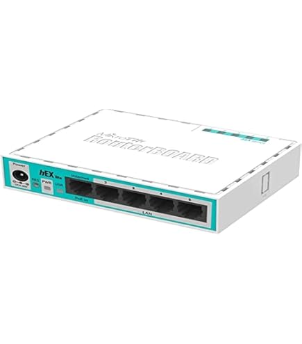 Amazon.com: Mikrotik hEX lite Ethernet LAN White Wired Router