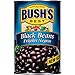 BUSH'S BEST Canned Black Beans (Pack of 6), Source of Plant Based Protein and Fiber, Low Fat, Gluten Free, 39 oz