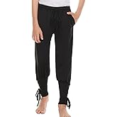 WISHU Medieval Ankle Banded Pirate Pants Boys, Kids Renaissance Viking Pirate Costume, Halloween Cosplay Striped Trousers