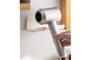 Universal Hair Dryer Holder for Bathroom, Wall Mount Blow Dryer Hanger 1 Pcs