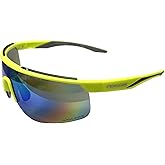 Rawlings LTS Men's Adult Sport Sunglasses– Green Frame With Multi-Colored Lenses