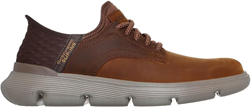 Hombre Garza Gervin Slip-On, Dark Brown Leather, 42 EU