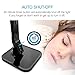 Coocheer LED Desk Lamp with Touch Control Swing Arm Dimmable Office Lamp Eye Caring Table Lamp with USB Charging Port (Black/ 5 Dimmer pro)