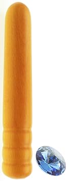 Holz-Dildo Little Pure – 100% Made in Germany – Schadstofffrei! - MADE WITH SWAROVSKI-ELEMENTS – 10 Jahre Garantie - Mit blau