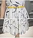 Olrain Womens Vintage Floral Printed Casual Swing Tea Dress