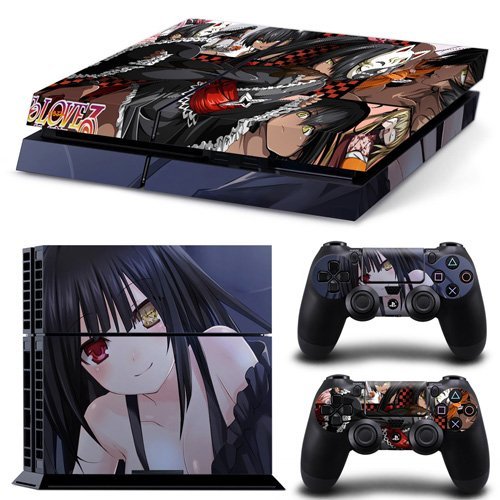 Amazon Com Wps Playstation 4 Vinyl Console And Free Ps4 Controller Skin Anime Diva Project Video Games