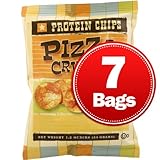 NutriWise - Pizza Crunch | 10g Protein Potato Chips | Low Calorie, Gluten Free, High Fiber (7 Bags)
