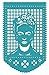 FRIDA KAHLO Large PLASTIC Mexican Papel Picado Banner - 10 PANELS - 16 Feet Long - Mexican Party supplies decorations - Multicolor