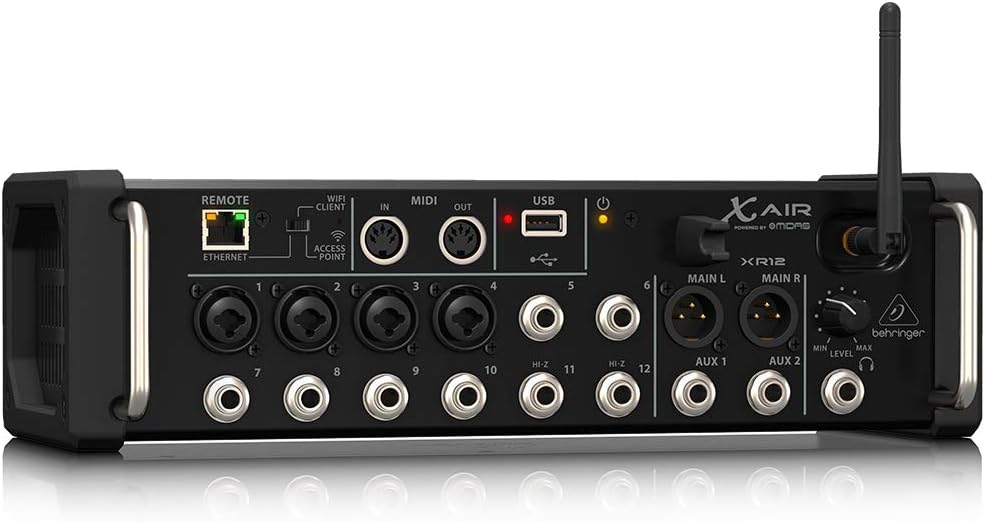 Behringer X AIR XR12. 12-Input Digital Mixer for iPad/Android Tablets with 4 Programmable MIDAS Preamps, 8 Line Inputs - Image 4