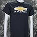 Chevy Chevrolet Photographic Chrome Logo on a Black T Shirt, 2x