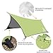 YUEDGE Portable Waterproof Tarps Rain Fly 10×13 Ft Hammock Tent Tarp Rain Tarps Shelter Sunshade with Rope and Stakes for Hiking, Backpacking & Travel