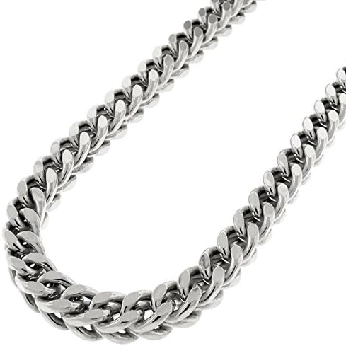18K and 22K White Gold and Yellow Gold Franco Chain from 18 inch - 40 inch