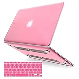 B BELK MacBook Air 13 Inch Case, 2 in 1 Ultra-Slim Light Weigh Translucent Plastic Hard Shell Cover Case with Keyboard Cover for MacBook Air 13.3 Inch (Model:A1369/A146)