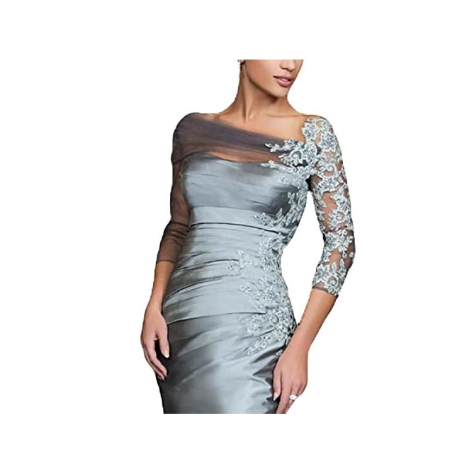 charcoal gray mother of the bride dresses