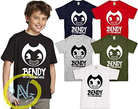 Bendy and The Ink Machine Animation Horror Game Inspired Kids Adult T-Shirt gift