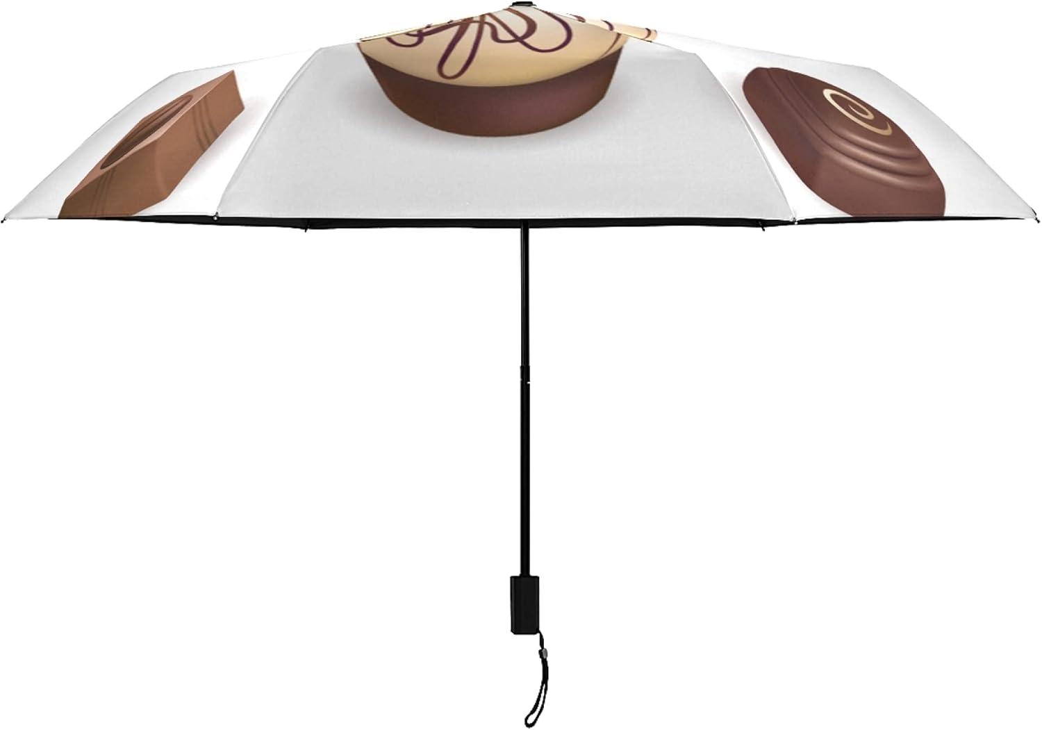 Umbrella Compact Happy Chocolate Kawaii Cartoon Cute Umbrella Portable