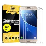 [2 Pack] Samsung Galaxy J7 Screen Protector 2016 Version, Nearpow [Tempered Glass] Screen Protector with [9H Hardness] [Crystal Clear] [Easy Bubble-Free Installation] [Scratch Resist]