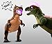 Mozlly Value Pack Set of 2 T-Rex (Green & Brown) Remote Control Dinosaur -Electronic Toy Walking Roaring Robot Dino Lights Up w/ Sound Discovery Learning Action Figure Size: 18.5 x 8 x 5.5 inches