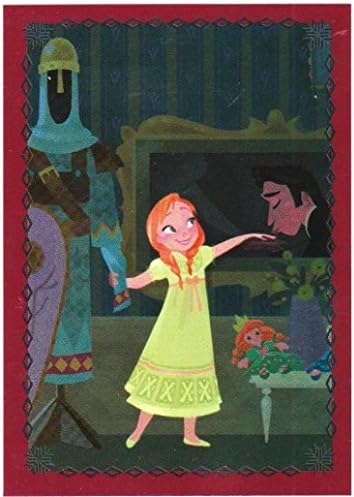 2014 PANINI DISNEY FROZEN ENCHANTED MOMENTS #F24 RED FOIL ALBUM STICKER
