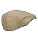 e4Hats.com Men's Linen Summer Ivy Cap - Khaki S-M