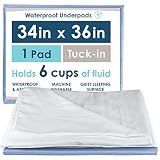 Dry Defender Waterproof Saddle Pad with Tuck-in Tails, 34x36 Inch (Pack of 1)