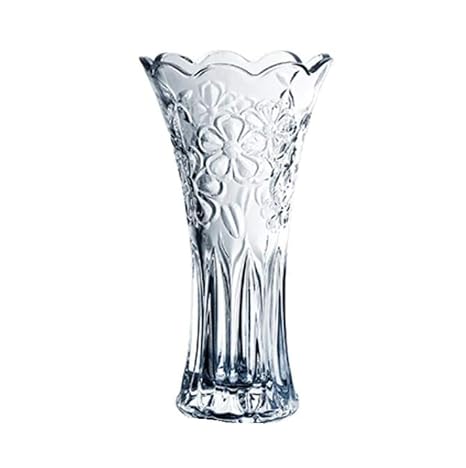 Qnmbdgm Vase Glass Vase Transparent Flower Arrangement Long