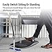 FLEXISPOT Ergonomic Office Standing Desk Mat and Kitchen Not-Flat Anti-Fatigue Comfort Floor Mat 32.3 in x 20.5 in x 0.98 in for Stand Up Desk with Massage Points Black