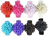 Qandsweet Baby Girl's Beautiful Headbands with Flowers