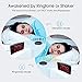 PICTEK Wireless Bed Shaker Alarm Clock for Heavy Sleepers, Vibrating Alarm Clock for the Deaf, 3 Alarm Sounds, 6 Dimmer, Loud Digital Clock for Kids Bedroom and Hearing Impaired, Clear Red Display